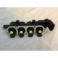 Complete Landi LPG Injector Kit - Yellow Cap - Bosch Connector - New