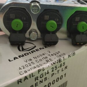 Novo Kit de Rampa de Injetores GPL Landi Renzo Original - 4 Injetores de Tampa Verde com Sensor - Image 3