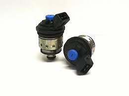 Kit of 4 New Landi Renzo Original Blue Cap 12-Hole Injectors - MED 237128000