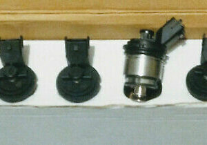KIT 4 LANDI RENZO LPG INJECTORS - BLACK CAP - MTA FIAT CONNECTION - RECONDITIONED - Image 2