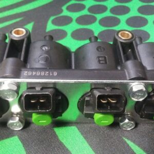 NOUVEAU Kit Rampe d'Injecteurs GPL LANDI RENZO 04 pour VW Fiat Opel - CAPUCHON VERT